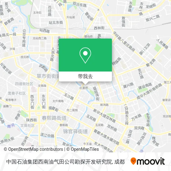 中国石油集团西南油气田公司勘探开发研究院地图