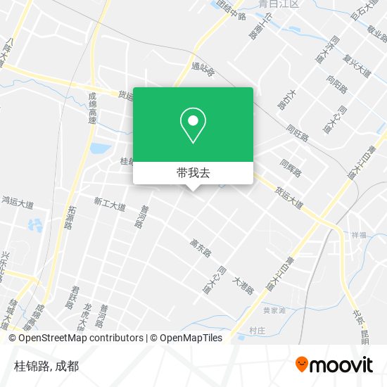 桂锦路地图