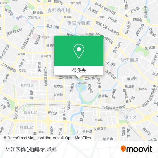 锦江区偷心咖啡馆地图