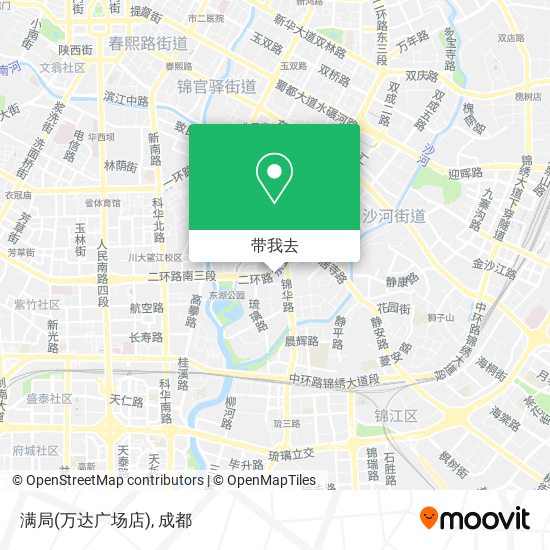 满局(万达广场店)地图