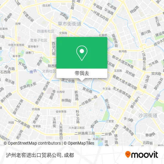 泸州老窖进出口贸易公司地图