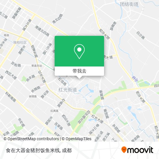 食在大器金猪肘饭鱼米线地图