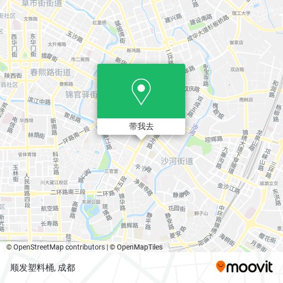 顺发塑料桶地图