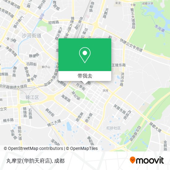 丸摩堂(华韵天府店)地图