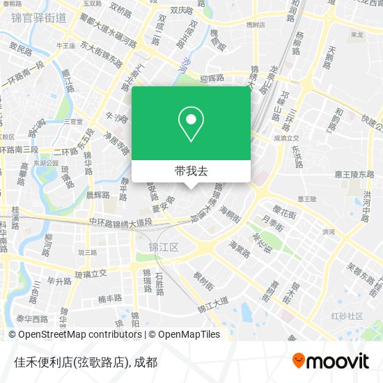 佳禾便利店(弦歌路店)地图