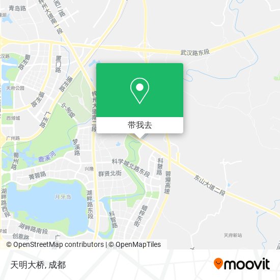 天明大桥地图