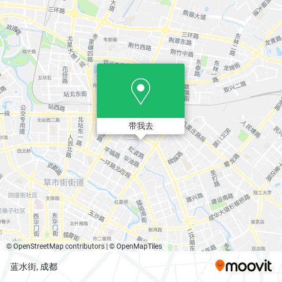 蓝水街地图