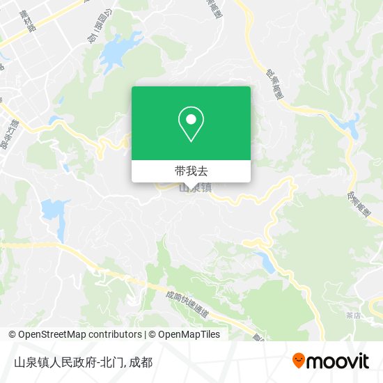 山泉镇人民政府-北门地图