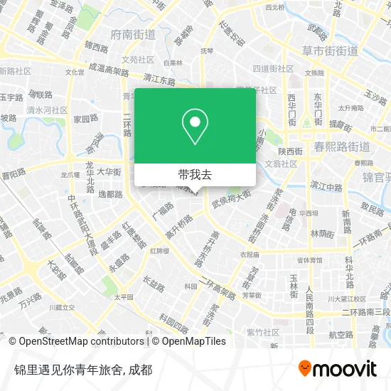锦里遇见你青年旅舍地图