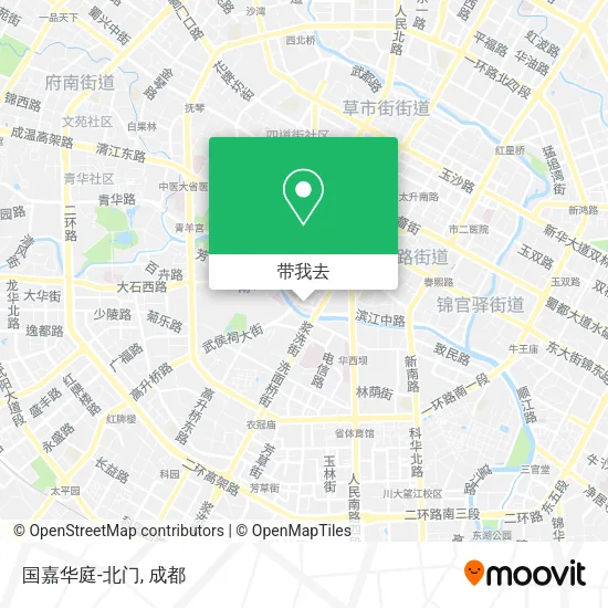 国嘉华庭-北门地图