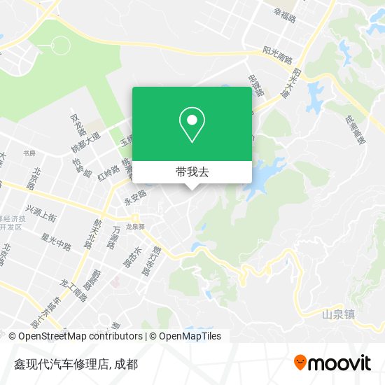 鑫现代汽车修理店地图