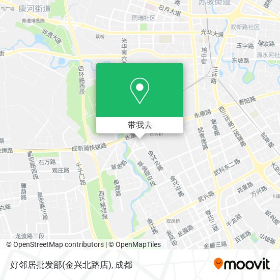 好邻居批发部(金兴北路店)地图