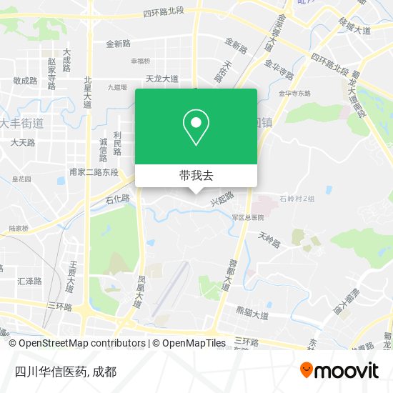 四川华信医药地图