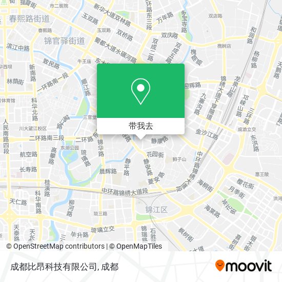 成都比昂科技有限公司地图
