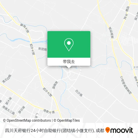 四川天府银行24小时自助银行(团结镇小微支行)地图