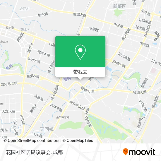 花园社区居民议事会地图