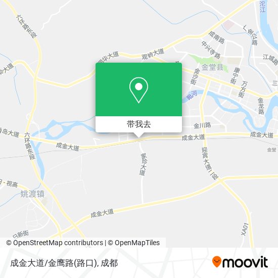 成金大道/金鹰路(路口)地图