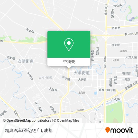 精典汽车(圣迈德店)地图