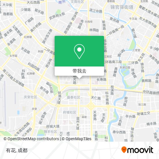 有花地图