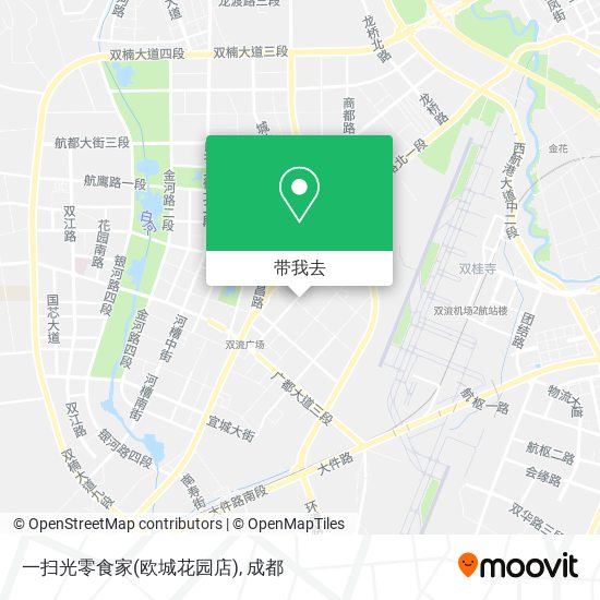 一扫光零食家(欧城花园店)地图
