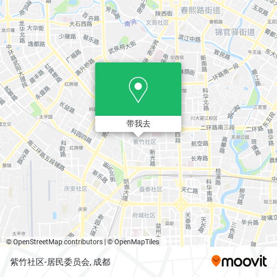 紫竹社区-居民委员会地图