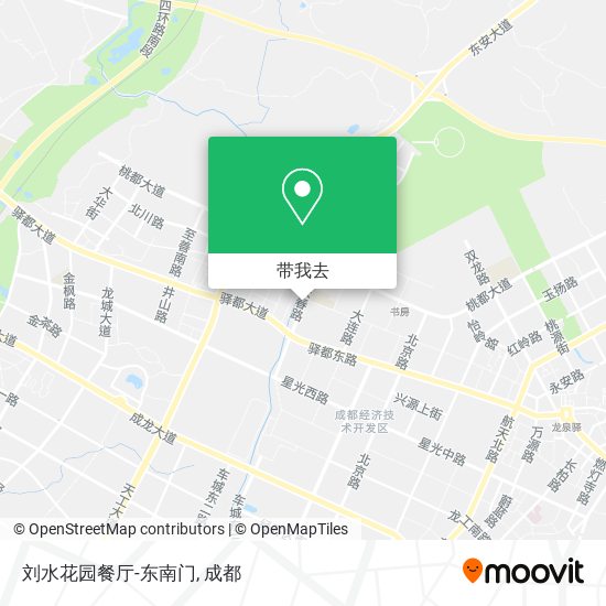 刘水花园餐厅-东南门地图