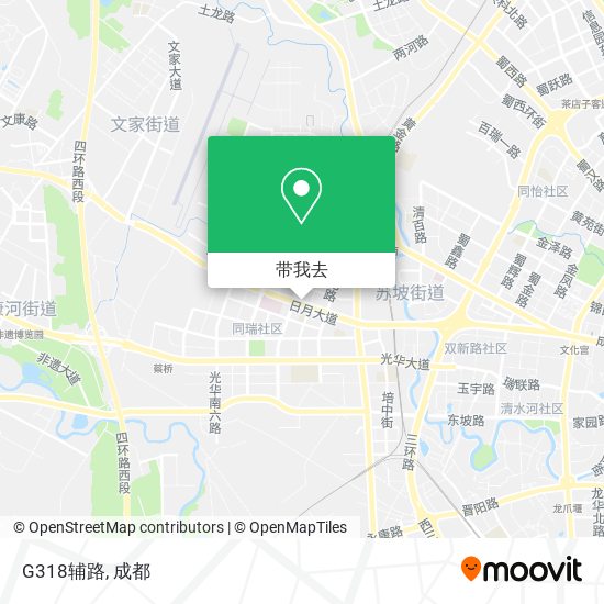 G318辅路地图