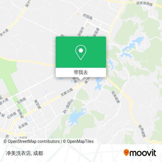 净美洗衣店地图
