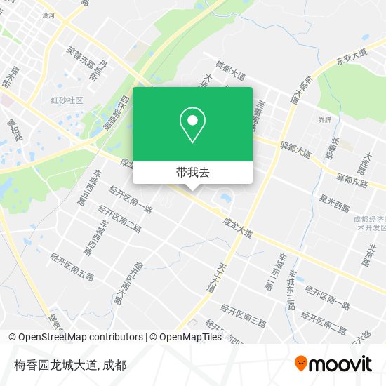 梅香园龙城大道地图