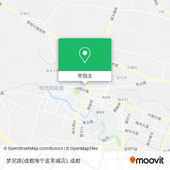 梦尼路(成都海宁皮革城店)地图