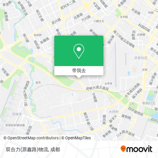 双合力(原鑫路)物流地图