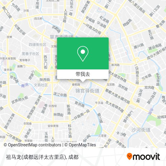 祖马龙(成都远洋太古里店)地图