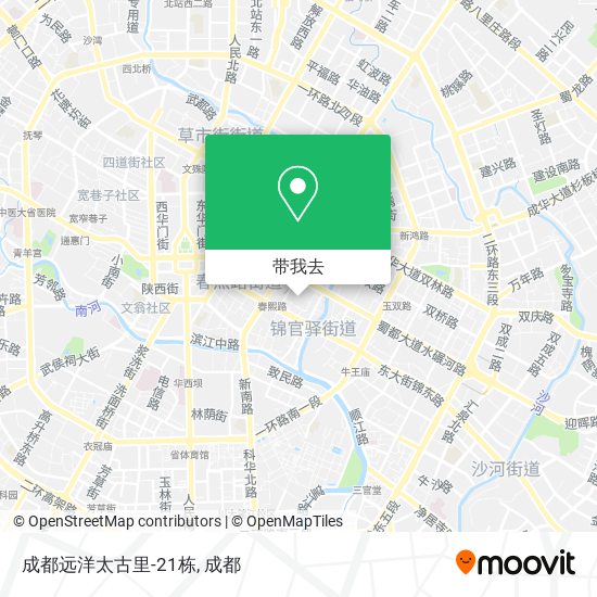 成都远洋太古里-21栋地图