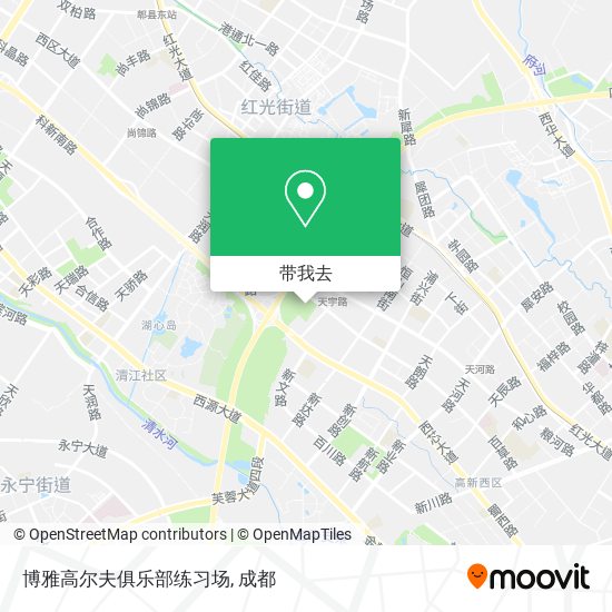 博雅高尔夫俱乐部练习场地图
