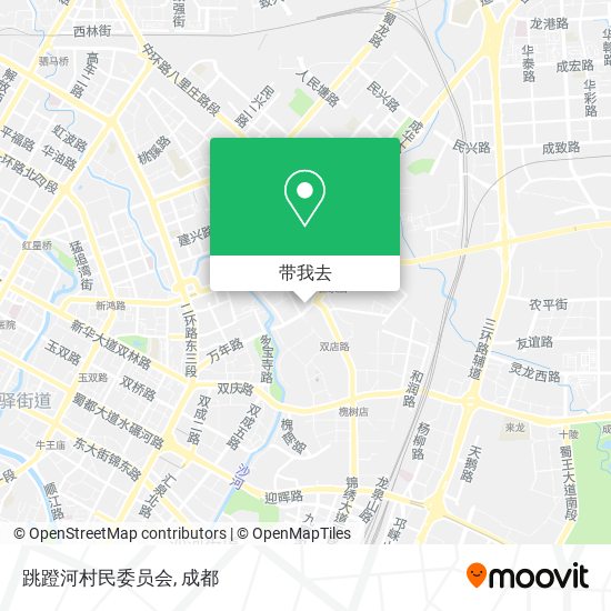 跳蹬河村民委员会地图