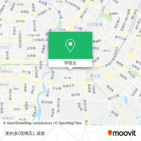 麦的多(琉璃店)地图
