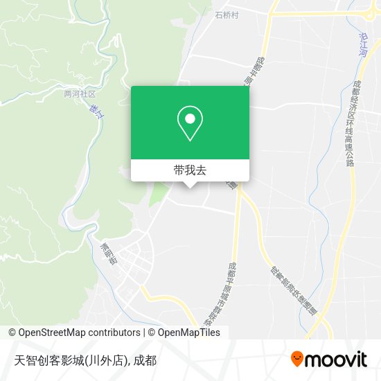 天智创客影城(川外店)地图