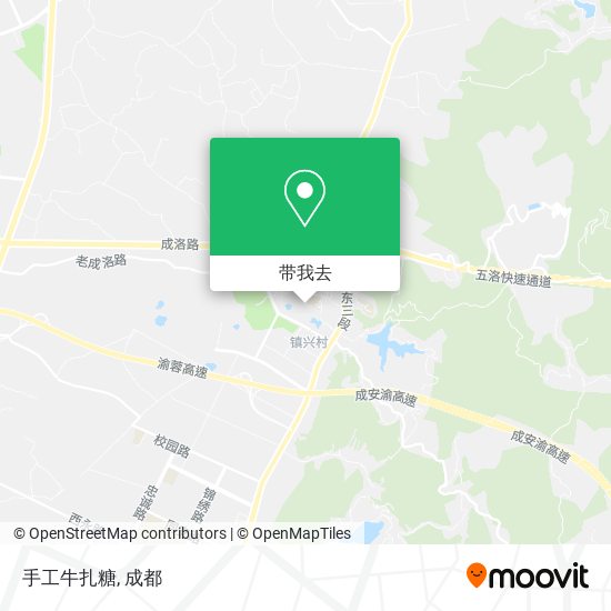 手工牛扎糖地图