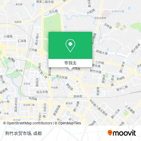 荆竹农贸市场地图