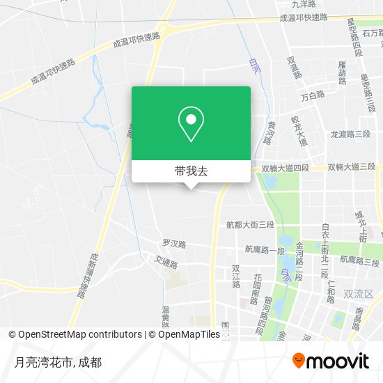 月亮湾花市地图