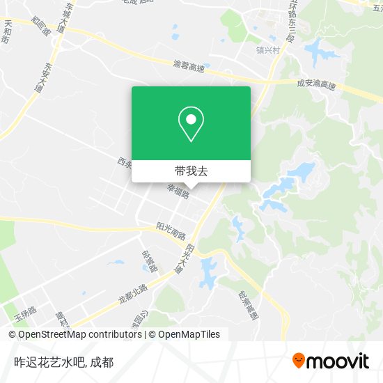 昨迟花艺水吧地图