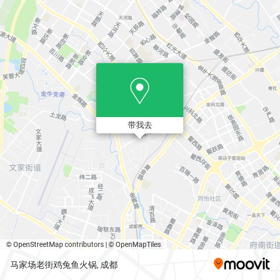 马家场老街鸡兔鱼火锅地图