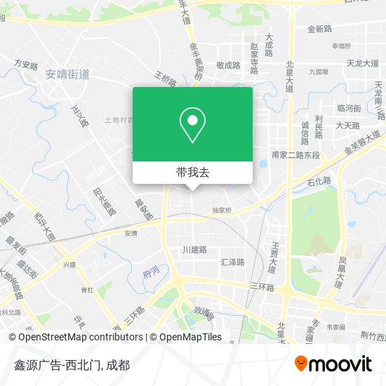 鑫源广告-西北门地图