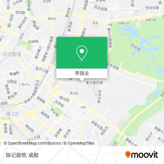陈记面馆地图