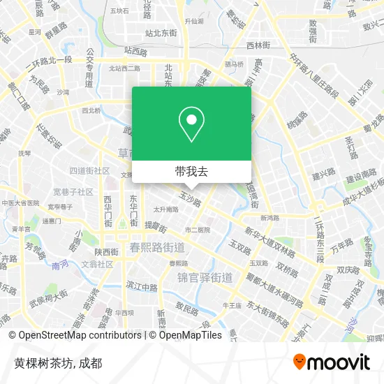 黄棵树茶坊地图