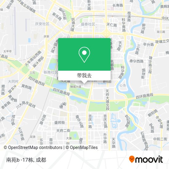 南苑b -17栋地图