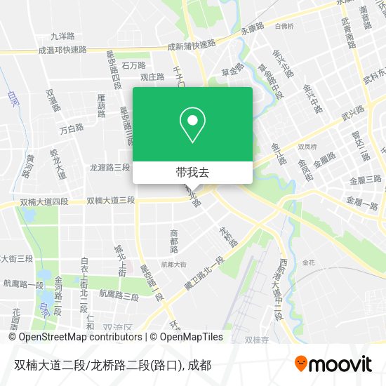 双楠大道二段/龙桥路二段(路口)地图