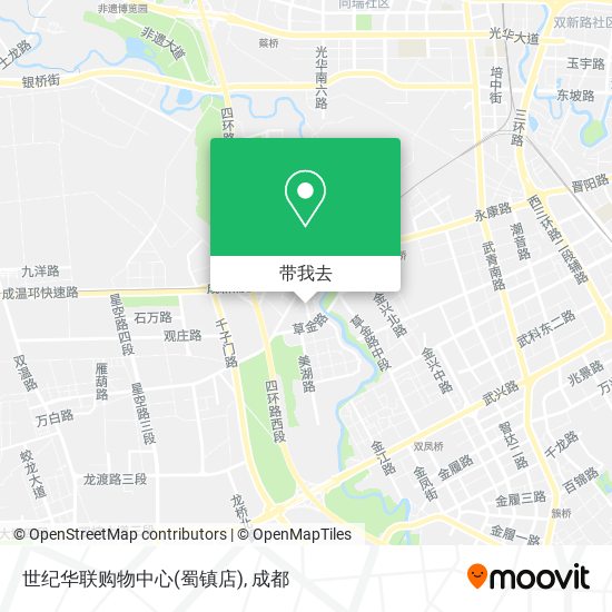 世纪华联购物中心(蜀镇店)地图