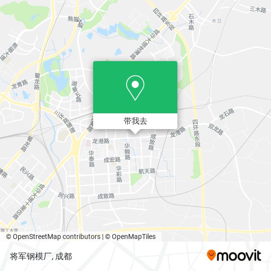 将军钢模厂地图