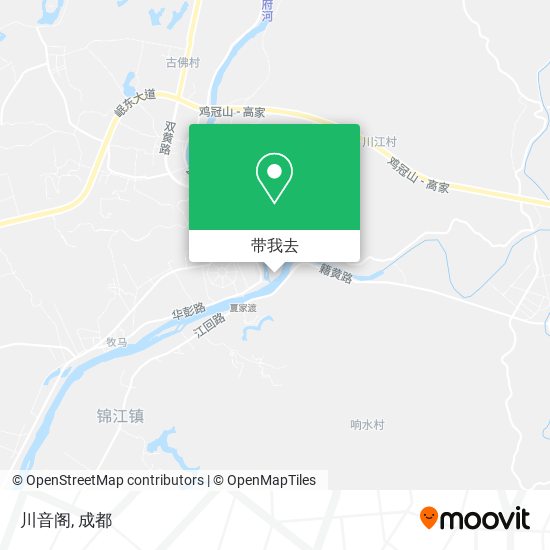 川音阁地图